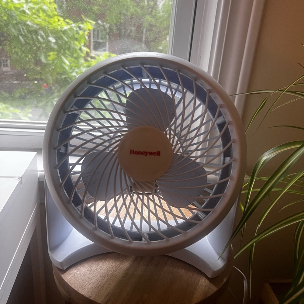 Honeywell Compact White fan.